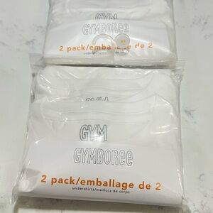Gymboree White Undershirts 2-Pack